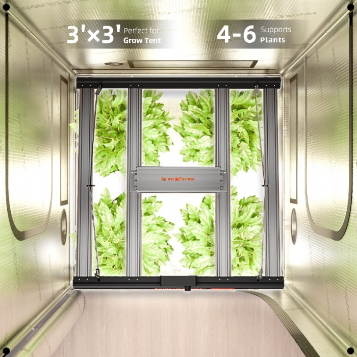 2025 New Version | Spider Farmer® G3000 300W WiFi & Bluetooth App-Controlled LED | Full Spectrum